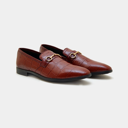 The Maverick Loafers Maroon.